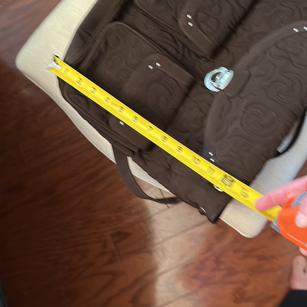 Vera Bradley Solid Brown Backpack - image 4